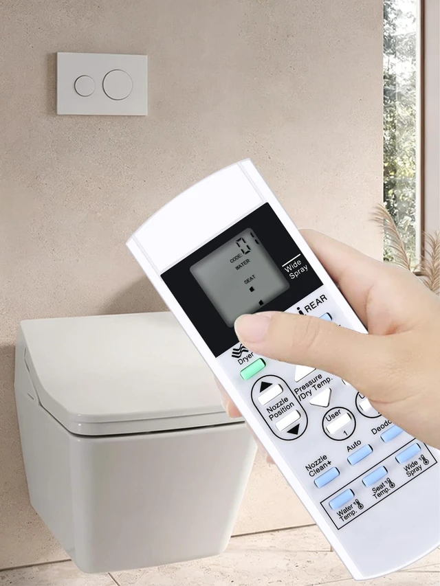 Alt view image 2 of 5 - RYQIF Replacement Remote Control Fits Brondell Bidet Toilet Seat Swash S1400 S1200 S1000 S900 S300 CL825 JIX-5S 1525 SELE9 XI056 AEIS-O5 YUNLL09 NI-956 NI-929
