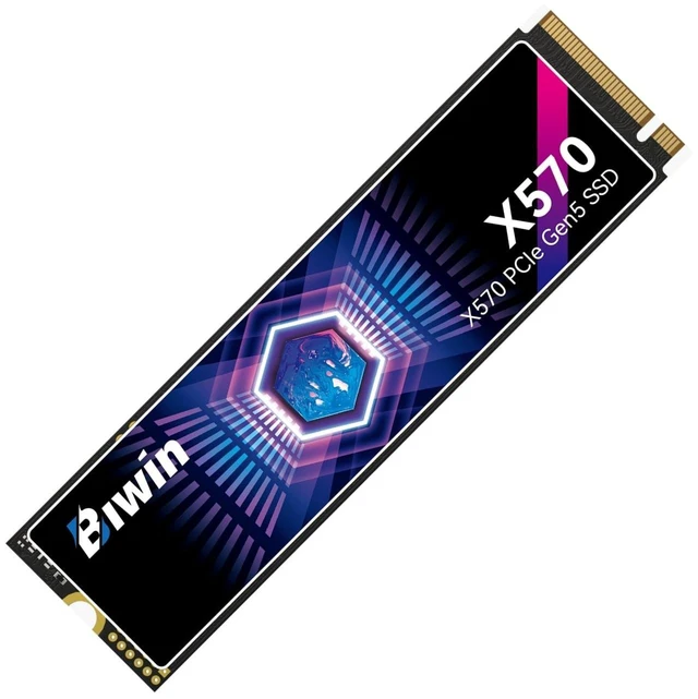 Main image of BIWIN Black Opal X570 Gen5 SSD 2TB, M.2 2280 PCIe 5.0 NVMe 2.0, Up to 14500 MB/s, Directstorage Compatible Internal PC Solid State Drive for Laptop, Desktop - BX570NN02TB-RGX