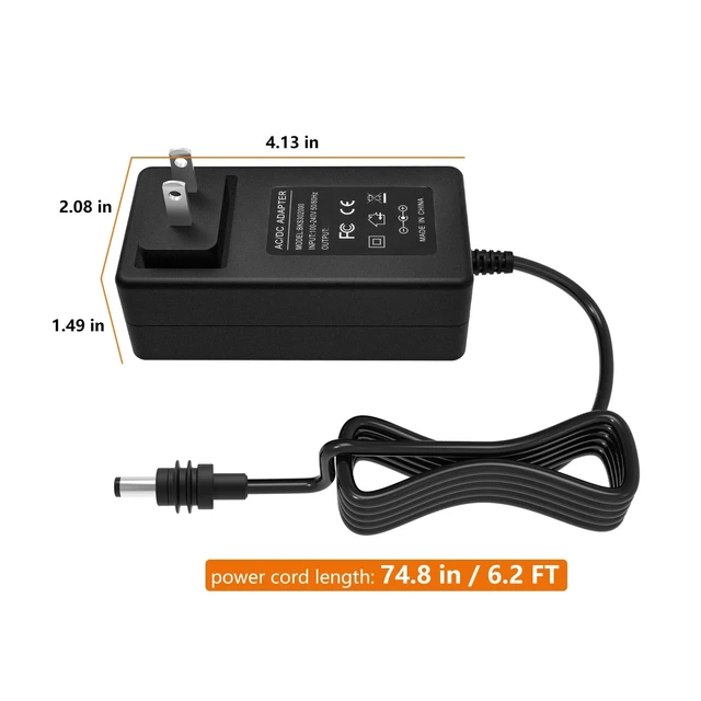Alt view image 2 of 5 - 30V 2A 60W DC Charger Replacement Power Adapter for Starlink Mini Dish