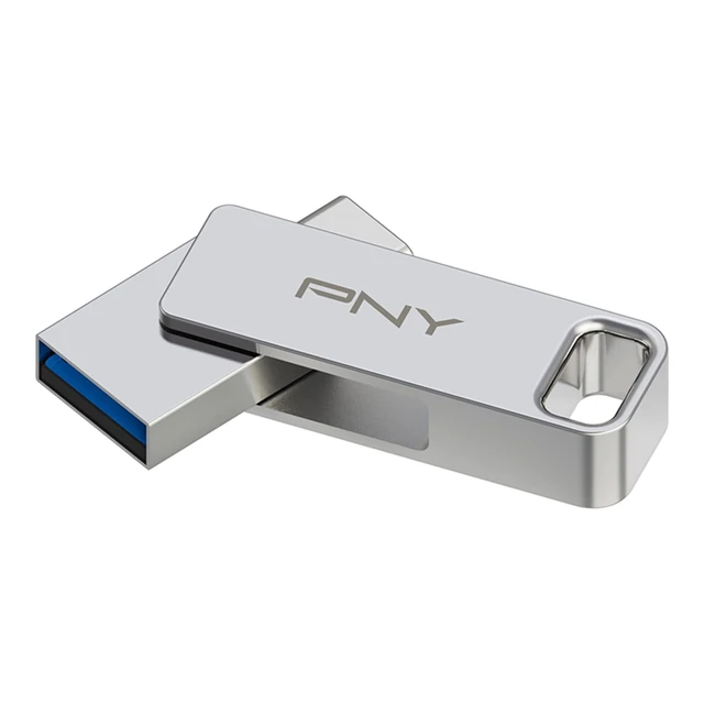 Alt view image 2 of 5 - PNY 128GB Duo Link USB 3.2 Type-C Dual Flash Drive