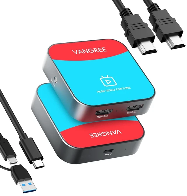 Main image of Capture Card for Nintendo Switch, 4K HDMI Capture, USB C 3.0 1080P 60FPS