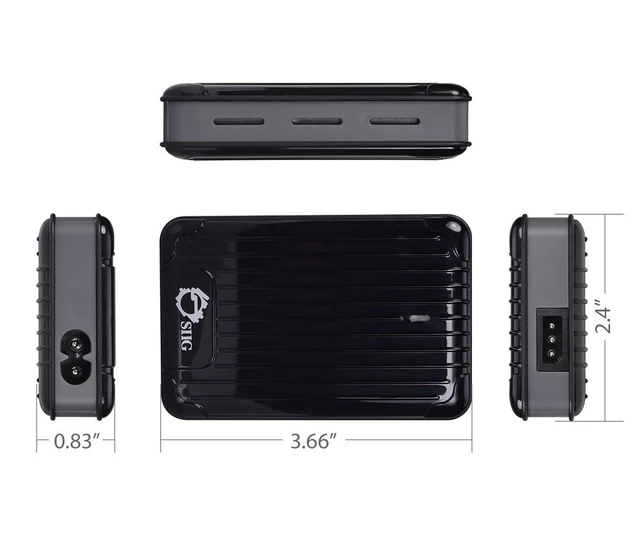 Alt view image 4 of 5 - SIIG (AC-PW1112-S1) Ultra-Compact Universal Laptop Power Adapter -65W for Samsung Sony Dell HP Lenovo IBM Acer Gateway Acer Fujitsu Toshiba Liteon Delta Compaq , Black