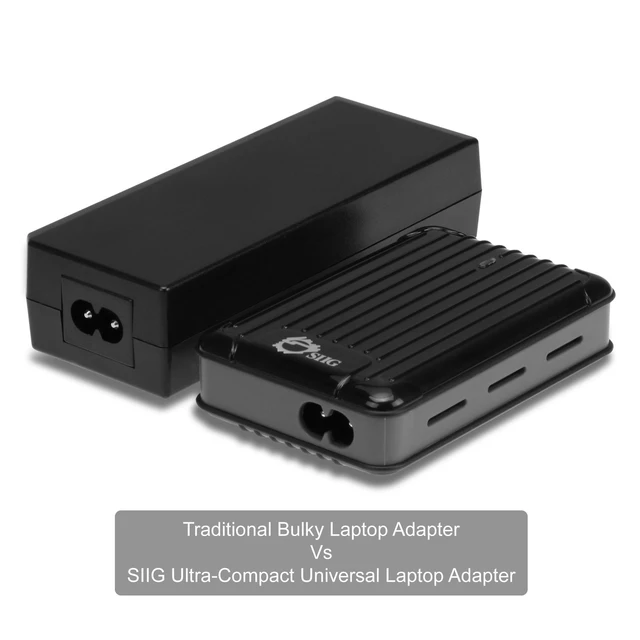 Alt view image 5 of 5 - SIIG (AC-PW1112-S1) Ultra-Compact Universal Laptop Power Adapter -65W for Samsung Sony Dell HP Lenovo IBM Acer Gateway Acer Fujitsu Toshiba Liteon Delta Compaq , Black
