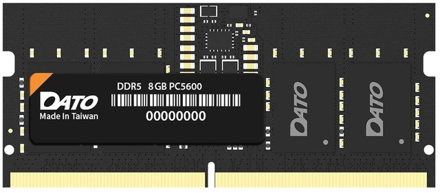 Main image of DATO DDR5 8GB RAM 5600MHz PC5-44800 CL46 SODIMM 1.1V 262-Pin Non-ECC SODIMM Laptop Notebook Memory Module