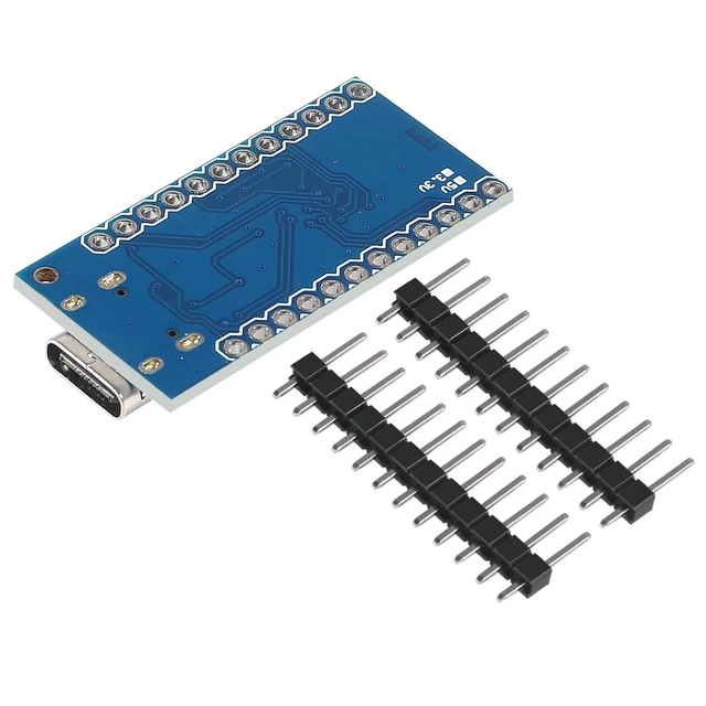 Alt view image 5 of 5 - AITRIP 6PCS Pro Micro ATmega32U4 5V 16MHz Type-C Development Module Board with 2 Row pin Header Compatible arduino Leonardo Replace ATmega328 Pro Mini