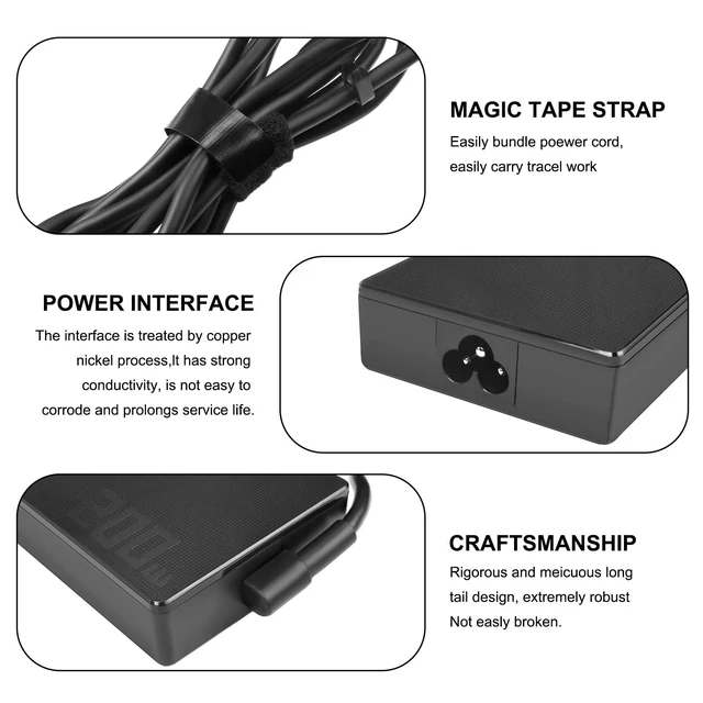 Alt view image 5 of 5 - 20V 10A 200W Laptop Charger Compatible with Asus ROG Zephyrus G16 gu605 gu605m ga605w ga605 Compatible with Asus TUF Gaming A14 fa401u fa401w ProArt P16 h7606 pz13 ht5306 PX13 hn7306 adp-200jb k