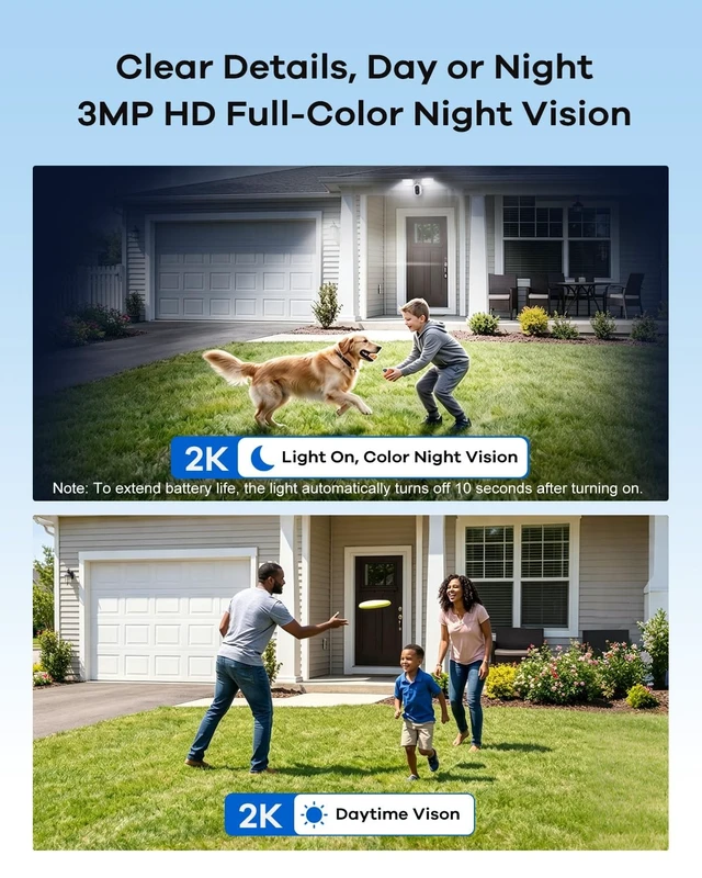 Alt view image 2 of 5 - Atfoyer Solar Floodlight Camera Outdoor, 2K Security Camera with 1600LM Dual Lights, 24/7 Recording, PIR and Motion Alerts, Color Night Vision, 2-Way Audio, Siren, 2.4GHz WiFi, Compatible with Alexa