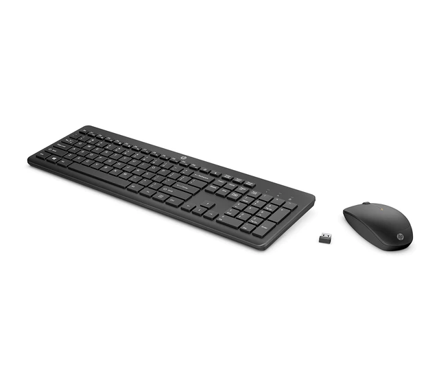 Alt view image 2 of 5 - HP 230 Wireless Mouse and Keyboard Combo - 2.4GHz Wireless Connection - Long Battery Life - Durable & Low-Noise Design - Windows & Mac OS - Adjustable 1600 DPI - Numeric Keypad (18H24AA
