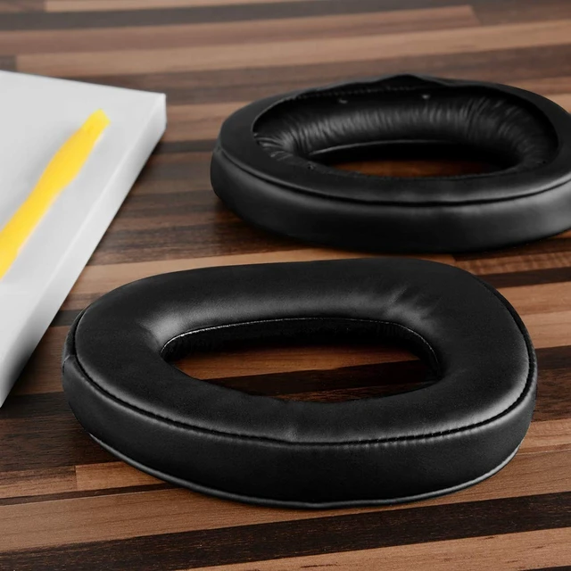 Alt view image 4 of 5 - Geekria Replacement Ear Pads for Sennheiser GSP300/ GSP301/ GSP302/ GSP303/ GSP350/ GSP370 Gaming Headphones Ear Cushions (Black)