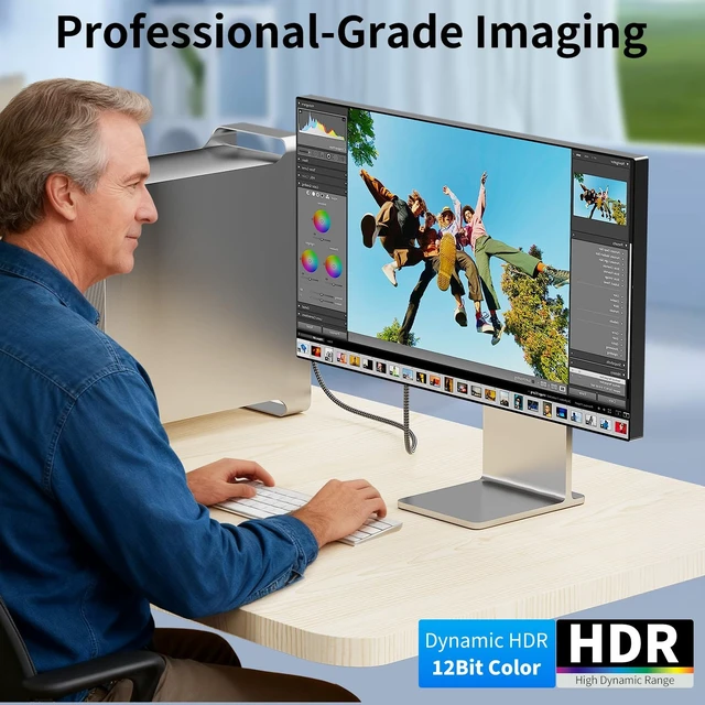 Alt view image 4 of 5 - 8K DisplayPort to HDMI Cable 25 ft, Uni Directional, 8K@60Hz, 4K@240Hz