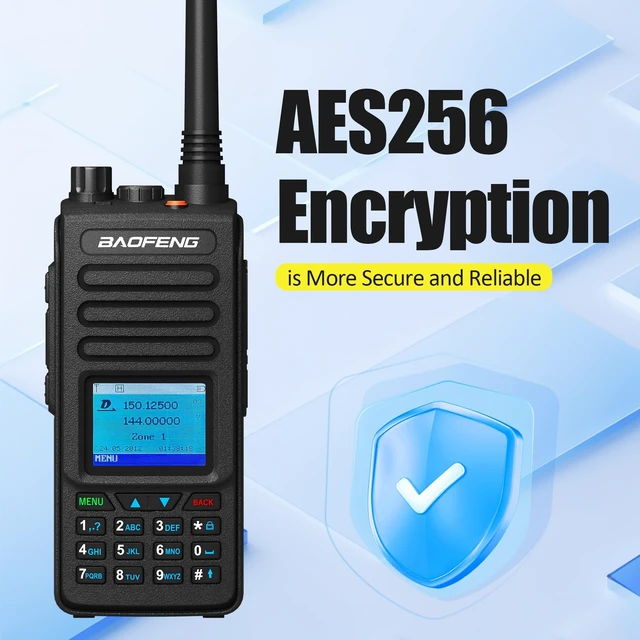 Alt view image 2 of 5 - BAOFENG DM-1702 Digital AES256 DMR Two Way Radio Dual Mode Analog Dual Time