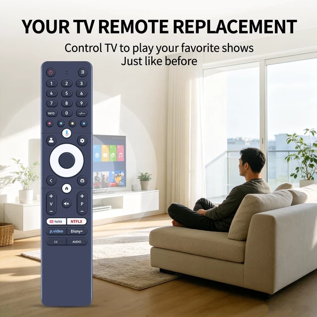 Alt view image 2 of 5 - Replacement Voice Remote Control for SRC-4020-01 2025 Sansui TV