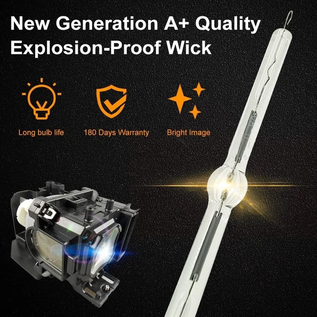 Alt view image 3 of 5 - CTLAMP A+ Quality VT85LP / 50029924 Replacement Projector Lamp Bulb with Housing Phoenix Burner Compatible with NEC VT480 VT490 VT491 VT580 VT590 VT595 VT695 VT495 VT480G VT490G VT491G VT580G VT590G