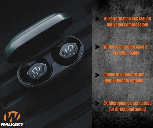 Alt view image 5 of 5 - Walker's SUPPRESSOR Electronic Earbuds