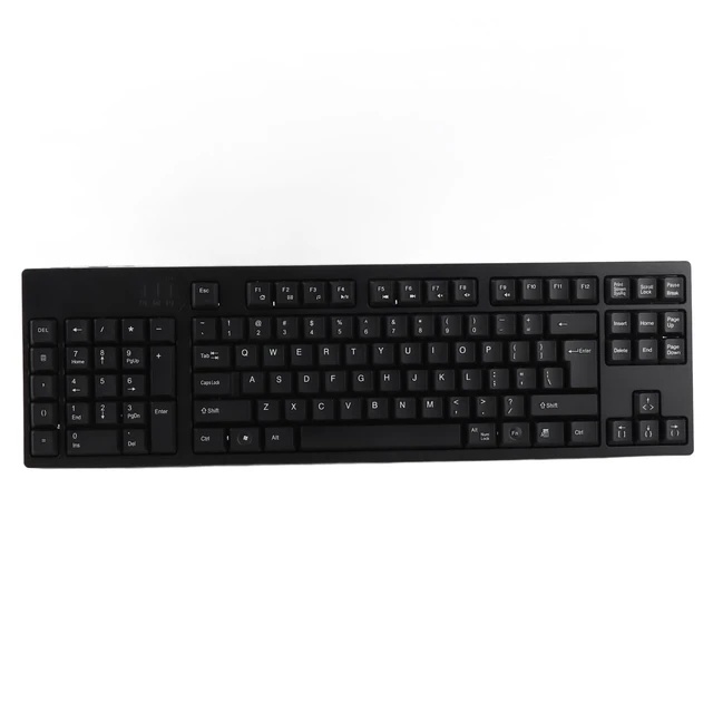 Alt view image 3 of 5 - Dioche KA Fullsize Ergonomic Keyboard Designed Specifically for Lefthanded Users, Featuring Dual USB Ports, a 109-key Layout, Compatibility with Computers and Laptops, and