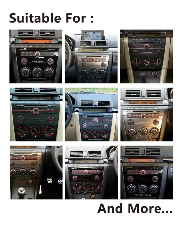 Alt view image 3 of 5 - Car Radio for Mazda 3 2003-2009 with CarPlay Camera Bluetooth GPS Navi USB