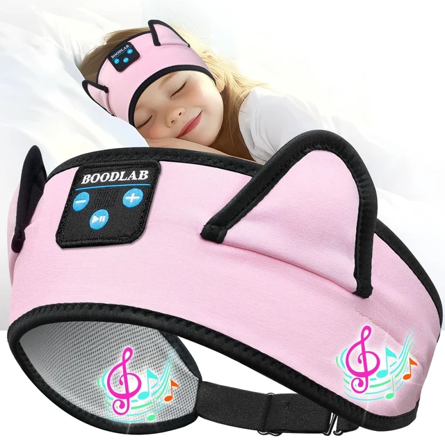 Main image of Boodlab Kids Headphones, Headband for Children Baby & Toddlers, Bluetooth Toddler Headphones Wireless and Wired Playback 3.5 MM Jack for School, Stretchy & Comfy Travel Accessories
