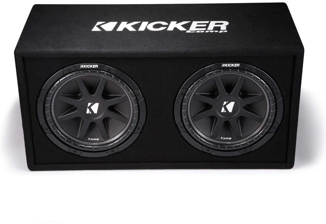 Main image of KICKER 43DC122 Dual Comp 12-inch Vented Subwoofer Enclosure 2-Ohm, RoHS Compliant