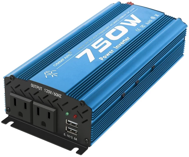 Main image of 750W Modified Sine Wave Power Inverter DC 12V to AC 110V