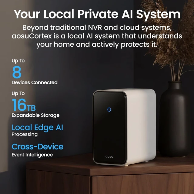 Alt view image 4 of 5 - aosu Total-Watch Classic AI Suite, 3K Solar Security Camera Outdoor System