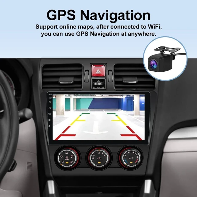 Alt view image 5 of 5 - AWESAFE Car Radio Stereo 8Core 64GB for Subaru Forester WRX Impreza 2013 2014 2015, 9 Inch Touchscreen with Wireless CarPlay Andriod Auto 5G WiFi