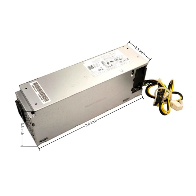 Alt view image 3 of 5 - Power Supply for Dell Optiplex 3060 5060 3070 Inspiron 3470 200W 4FHYW