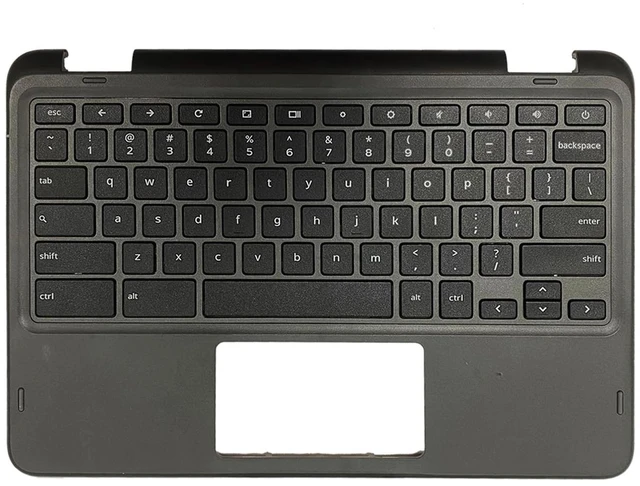 Main image of JADTRXU 034Y6Y 34Y6Y Laptop Palmrest Replacement for Dell 3100 2-in-1 Chromebook Upper Case with Keyboard Assembly Part