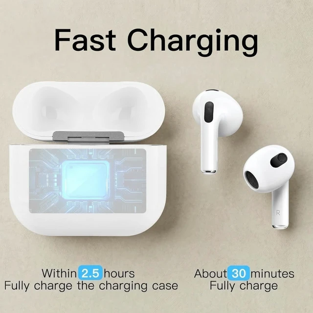 Alt view image 3 of 5 - OLEBAND Case Compatible with AirPods 4th Generation USB-C