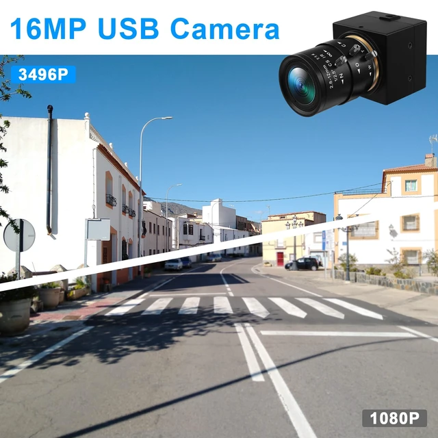 Alt view image 5 of 5 - Hotpet 16MP USB Camera with 2.8-12mm Manual Varifocal Lens for Streaming
