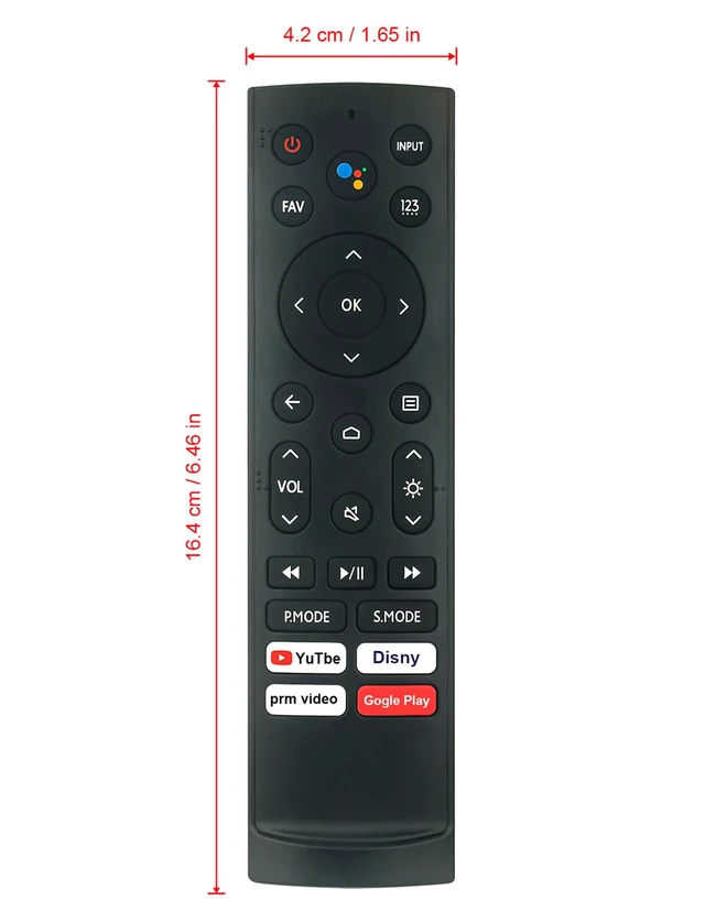 Alt view image 2 of 4 - ERF3AA90H Replace Voice Remote fit for Hisense Home Cinema Projector