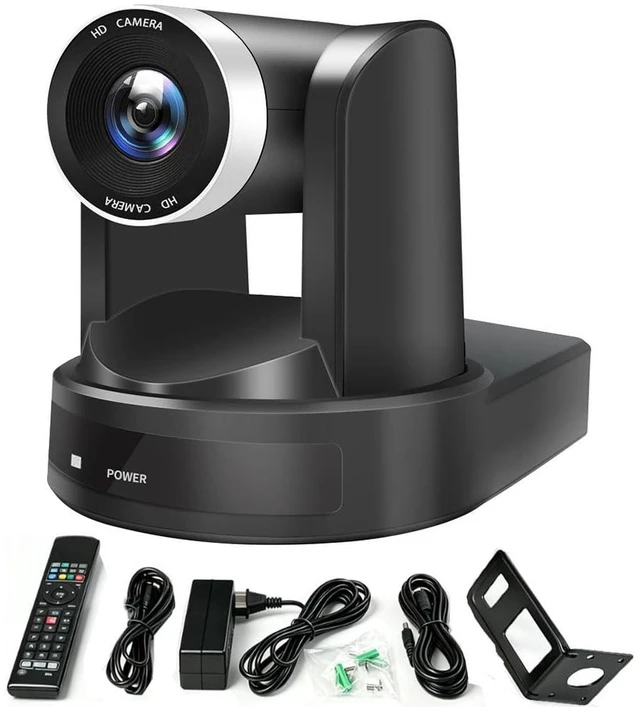 Main image of Meeasier NDI PTZ Camera 20X Optical Zoom, AI Auto Tracking, FHD 1080P@60fps