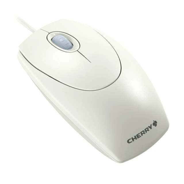 Alt view image 2 of 5 - Cherry WheelMouse Wired Optical Mouse, Light Gray