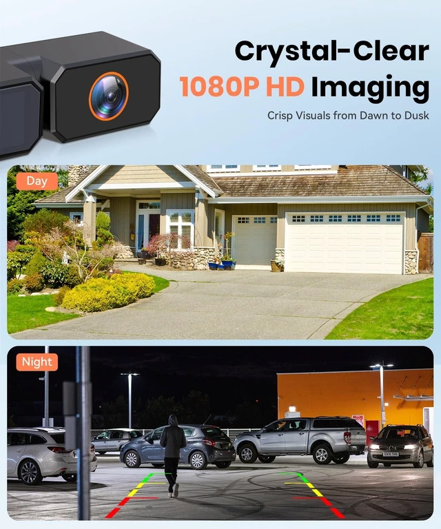 Alt view image 2 of 5 - AUTO-VOX Solar Wireless Backup Camera: 2 Min Quickly Install, Upgrade Your View, Compatible with Solar3A Plus / Solar5 Reverse Camera for Car,Truck,Trailer- (Single Cam)