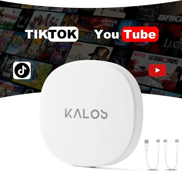 Main image of KALOS Android Auto Wireless Adapter, Support YouTube Tiktok,Convert Factory Wired to Wireless, Easy Setup,Quick Connection,Plug & Play, Compatible with Android 11+ & Cars from 2015