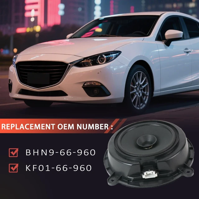 Alt view image 2 of 5 - GolAscen BHN9-66-960 Speaker Compatible with Mazda 3 2014 20215 2016 2017 2018 Mazda 6 CX-5 2013 2014 2015 2016 Front Door Speaker