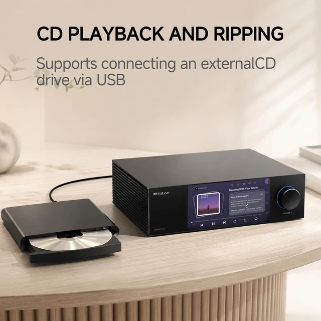Alt view image 4 of 5 - Kaiboer DMP-K7 HiFi Music Player, Digital Transport, WiFi 6, NAS