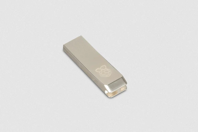 Alt view image 3 of 3 - Raspberry Pi Flash Drive 128GB, USB 3.0 High-Speed Portable Storage Device with SMART Health Reporting