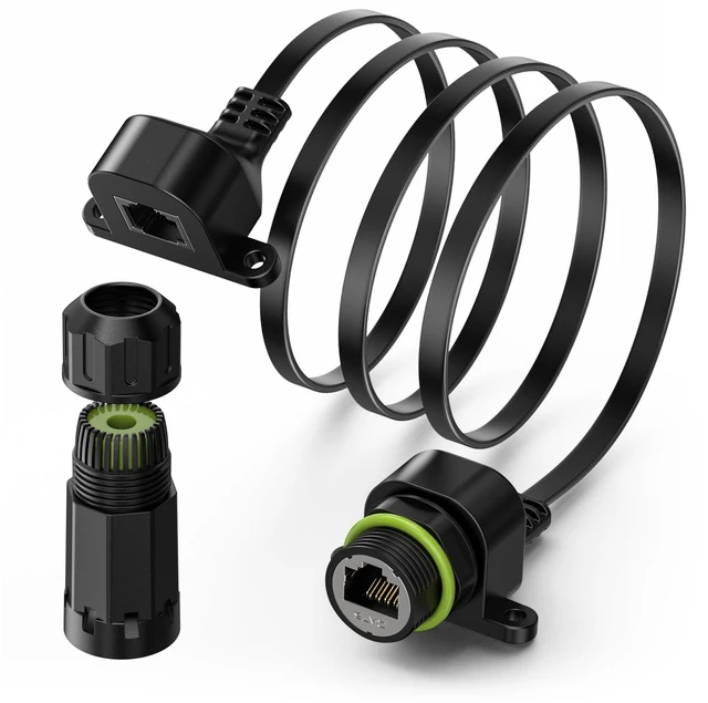 Main image of WXPSKY Starlink Window Cable Pass Through, No-Drill RJ45 Extension Cord