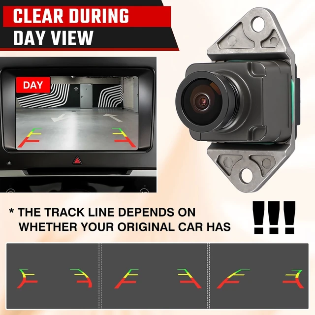 Alt view image 2 of 5 - 68274727AB Rear View Backup Camera Fit for Jeep Grand Cherokee 2016-2021