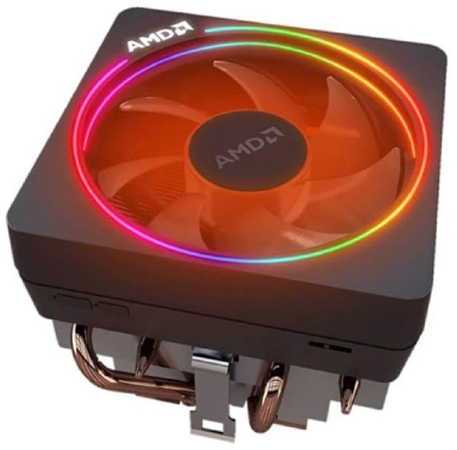 Main image of AMD Wraith Prism LED RGB Cooler Fan from Ryzen 7 2700X Processor AM4/AM2/AM3/AM3+ 4-Pin Connector Copper Base/Alum Heat Sink, compatible with Desktop
