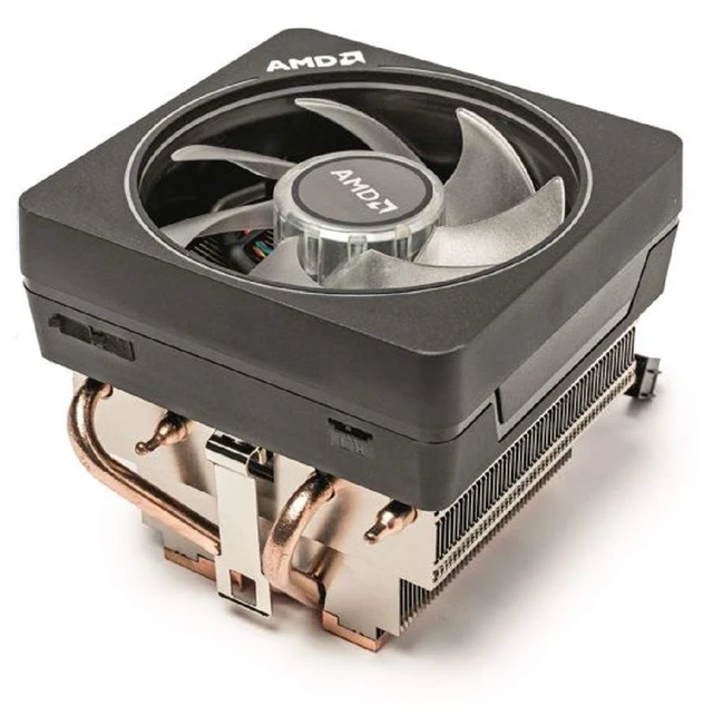 Alt view image 2 of 3 - AMD Wraith Prism LED RGB Cooler Fan from Ryzen 7 2700X Processor AM4/AM2/AM3/AM3+ 4-Pin Connector Copper Base/Alum Heat Sink, compatible with Desktop