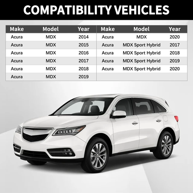Alt view image 3 of 5 - Rear View Backup Camera Fit for Honda Acura MDX 2014-2020 Fit for Acura MDX Sport Hybrid 2017-2020 Reverse Parking Assist Cam W/O Surround View Replaces 39530-TZ5-A11 39530TZ5A11 AC1960106