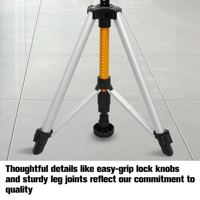 Alt view image 4 of 5 - LAISAI Aluminum Laser Tripod 3.36kg Adjustable Height Quick Release Clamp