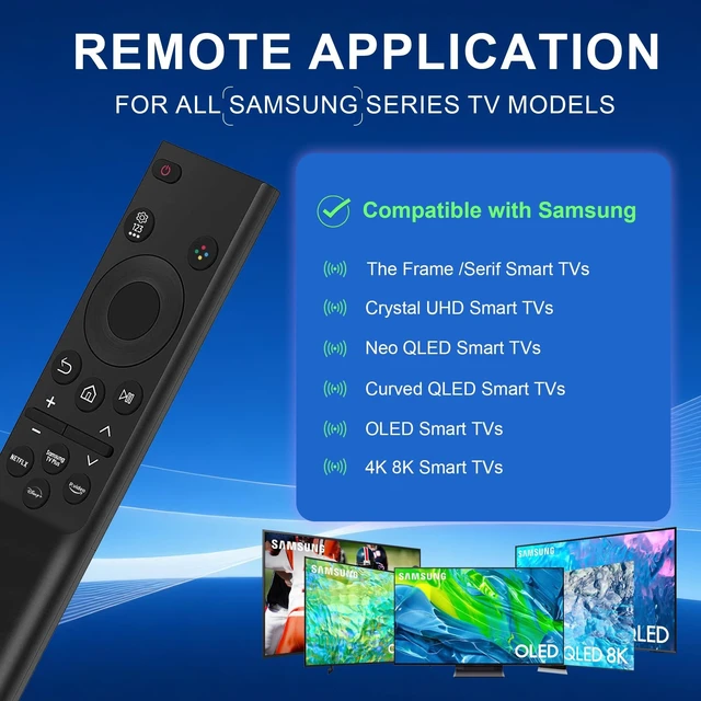 Alt view image 2 of 5 - Pack of 2for Samsung Smart TV Remote Control Replacement- No Setup Needed