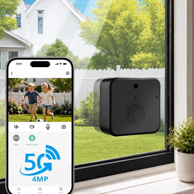Main image of 2.5K Wireless Window Camera 2.4/5G Wifi Indoor Camera for Outdoor Security