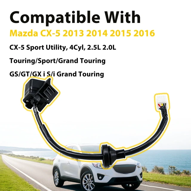 Alt view image 5 of 5 - MA1960108 K01567RC0A Rear View Backup Camera for Mazda CX-5 2013-2016