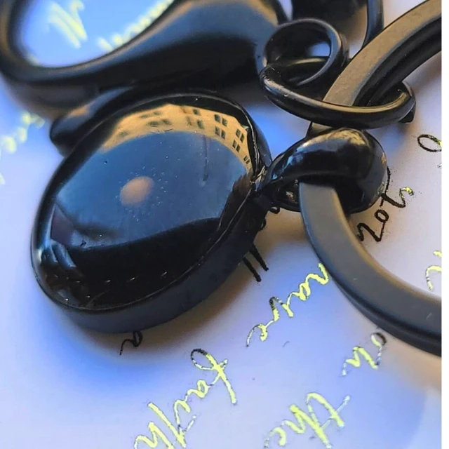 Alt view image 4 of 5 - Mustard Seed Inspirational Keychain for Men or Women, Black Gunmetal