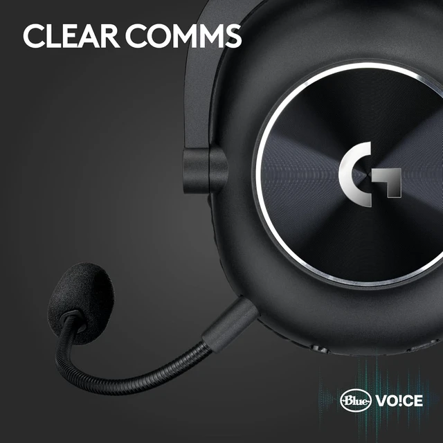 Alt view image 5 of 5 - Logitech G PRO X 2 Lightspeed Wireless Gaming Headset with 50mm Graphene Drivers, DTS Headphone X 2.0 Surround Sound, Blue VO!CE Mic, Long Battery Life, Low Latency Wireless for P