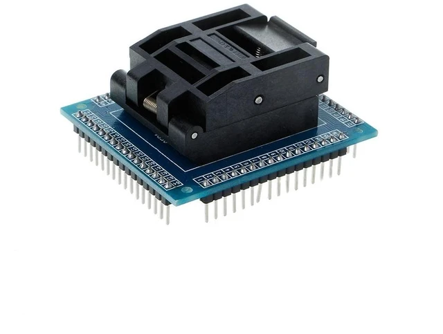 Main image of Socket Programming Adapter Conversion Block for 0.5mm 64-pin Qfp/Tqfp/Lqfp Ic Packages