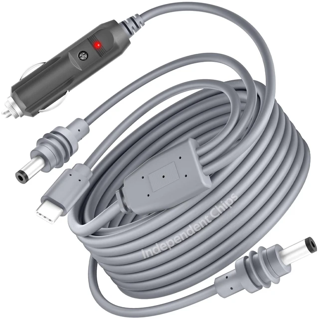 Main image of 3 in 1 16.4FT Starlink Mini Cable USB C to DC Power Cable Accessories 18AWG